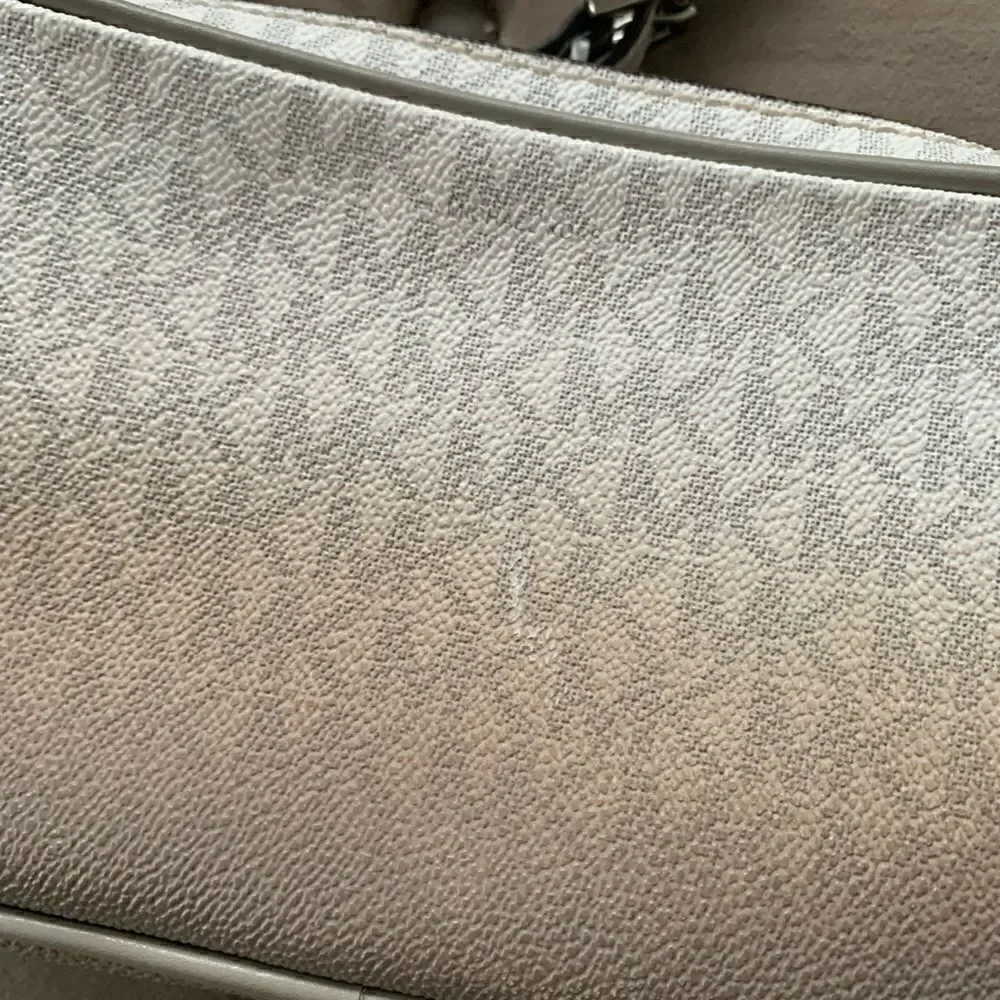 MK michael Kors Connie small camera crossbody bag ombré Grey
